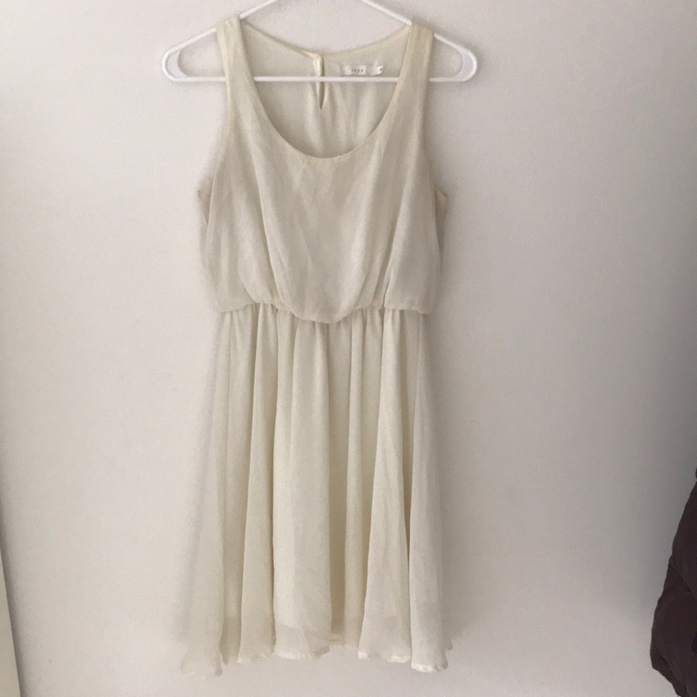 LUSH ivory mini dress